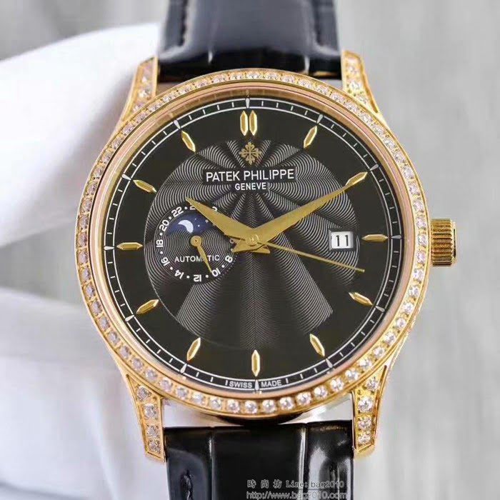 百達翡麗PATEK PHILPPE 新款 日月星辰系列 進口8217機芯 時尚大方 高端男士腕表  wssb3511